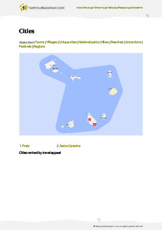 example page 4 from our offline Travel Guide for Cabo Verde